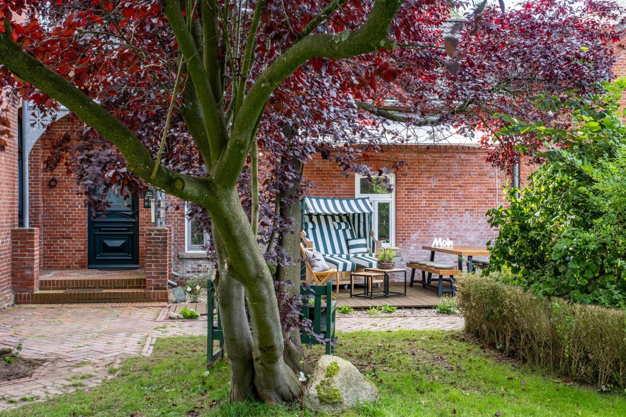 Ferienwohnung Flut Am Weserstrand Sandstedt Exterior foto