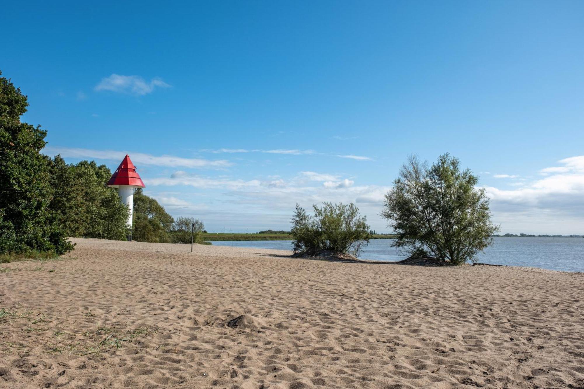 Ferienwohnung Flut Am Weserstrand Sandstedt Exterior foto